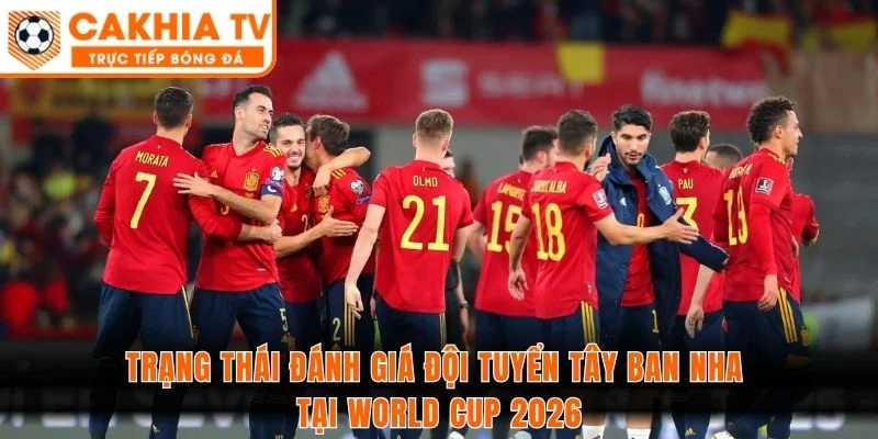 Trạng thái đánh giá đội tuyển Tây Ban Nha tại World Cup 2026